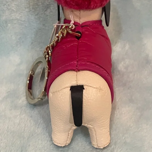 KATE SPADE CLAUDE DACHSHUND KEYCHAIN BAG CHARM KEY FOB COLLECTIBLE NWT Novelty - Picture 11 of 15